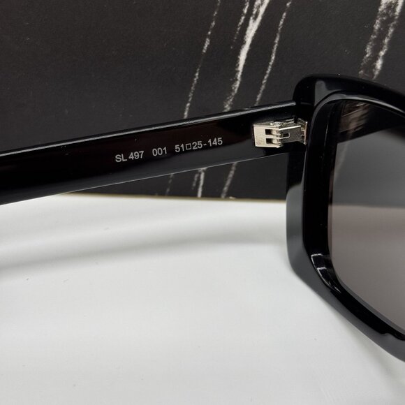 NEW SAINT LAURENT SL497 001 BLACK WOMEN SUNGLASSES SAINT LAURENT SL 497 001 - Picture 7 of 10
